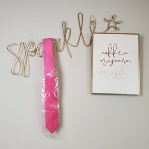 4for$25 Pink Unisex Ribbed Tie